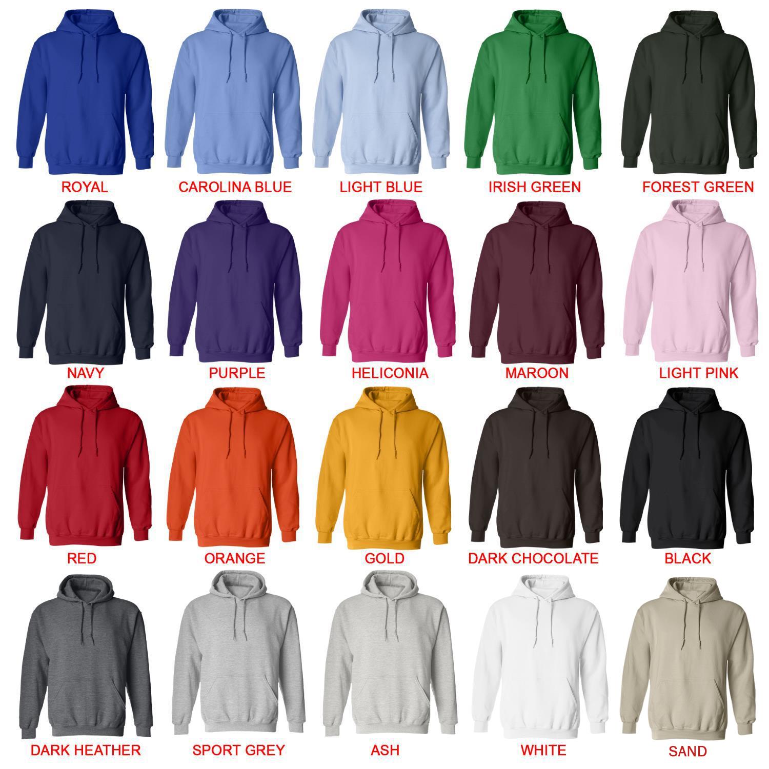 hoodie color chart - David Bowie Shop