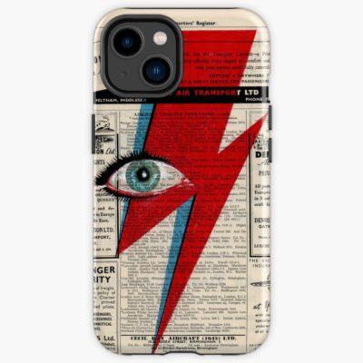 David Bowie Eyes Lightning Ziggy Stardust Iphone Case Official David Bowie Merch