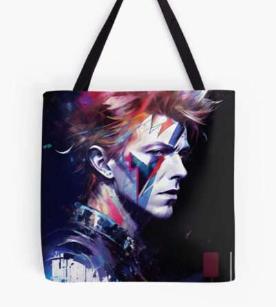 Abstract Art David Bowie V3 Tote Bag Official David Bowie Merch