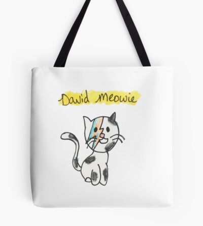 David Meowie Tote Bag Official David Bowie Merch