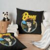 Muert Skeleton Head Throw Pillow Official David Bowie Merch