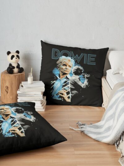 Throw Pillow Official David Bowie Merch