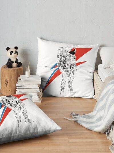 Thunder Of Atronout Throw Pillow Official David Bowie Merch