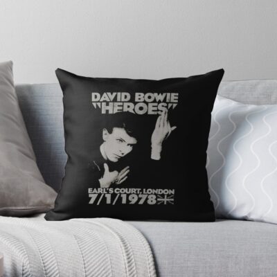 Throw Pillow Official David Bowie Merch