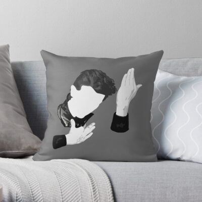 Herovid Throw Pillow Official David Bowie Merch