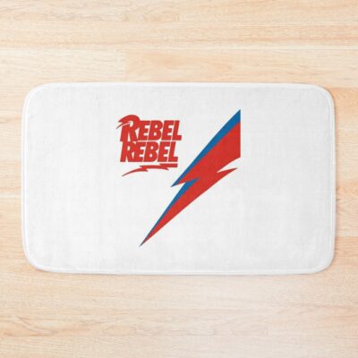 David Bowie Rebel Rebel Bath Mat Official David Bowie Merch