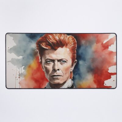 Digital Design Of David Bowie 1 Mouse Pad Official David Bowie Merch