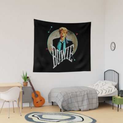 Simple Perfect Blunia Flowers Tapestry Official David Bowie Merch