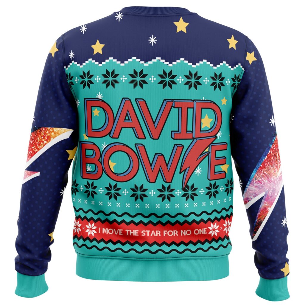 David Bowie Sweater back - David Bowie Shop