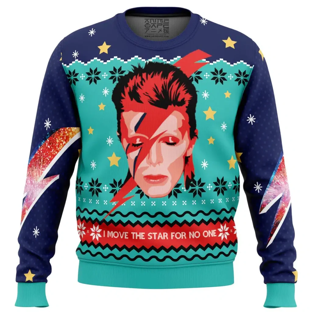 David Bowie Sweater front - David Bowie Shop